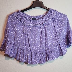 Zara Lavender Floral Skirt